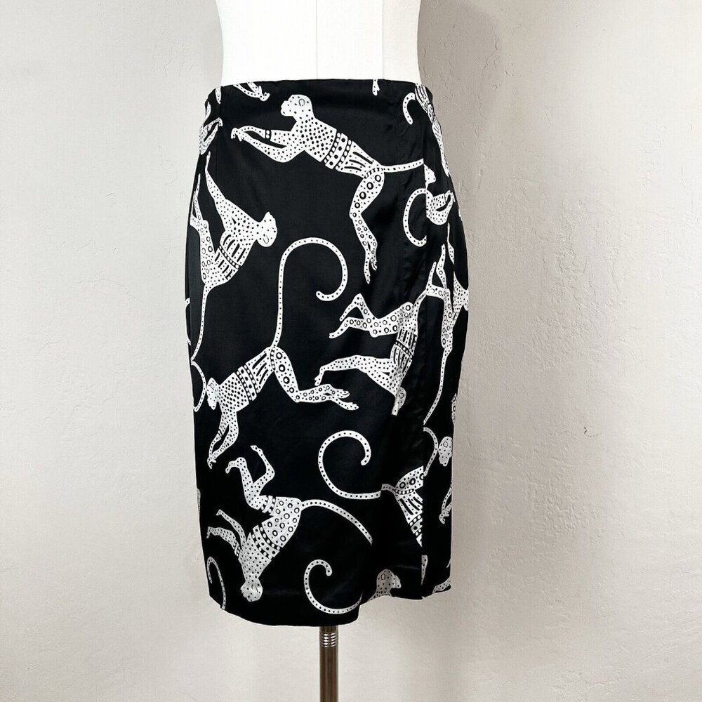 Black Knee-Length Pencil Skirt for Work